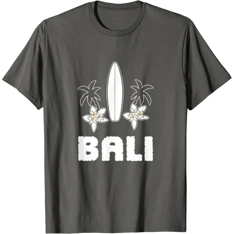 T-shirt fleurs de palmier Bali Indonésie