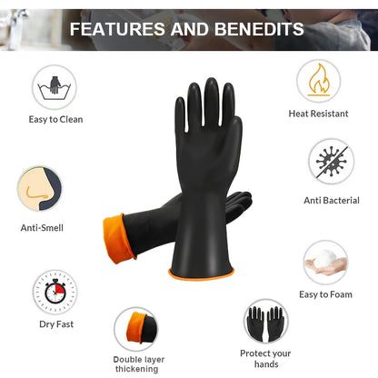 cleaning gloves latex fingers crubbing Rubber kitchen dishwashing kitchen tools washing scrub gloves Silicone self defense luvas