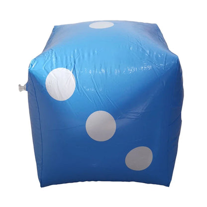 Jouets gonflables amusants pour piscine, dés d'extérieur, fournitures de fête, jouets pour enfants et adultes, cube de jeu, 30 x 30 cm