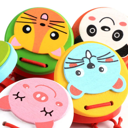 Infant Montessori Toys Wooden Xylophone Baby Music Instrument Toys Sand Hammer Preschool Early Learning Toys for Baby 12 Months