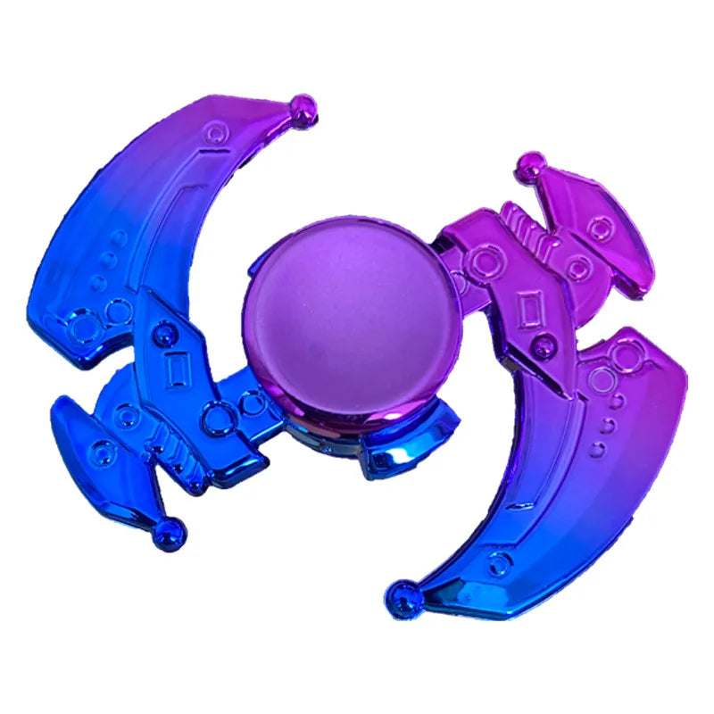 Fidget Spinner en plastique arc-en-ciel EDC Hand Spinner Jouet anti-anxiété pour les fileurs Focus Relief Stress TDAH Finger Spinner Jouets pour enfants