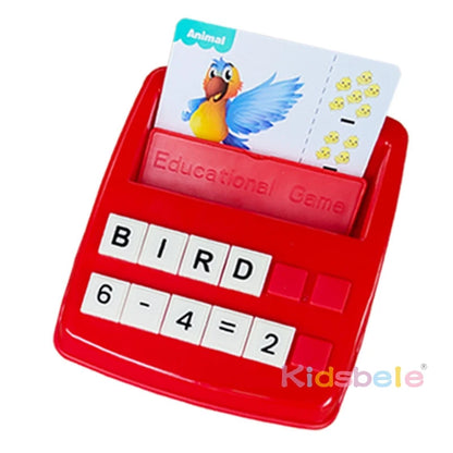 Educational Matching Letter Game 2 in 1 Letters and Calculation Learning Preschool Games