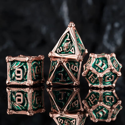 DND Metal Dices for Dungeons and Dragons RPG Dice set for DND Players party Dices Role Playing Games Polyhedral sharp edge Dice