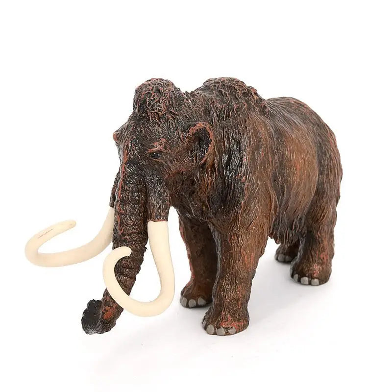 Animales de simulación salvaje, modelos de mamut lanudo, juguetes infantiles estáticos de bioplástico prehistórico, adornos, regalos