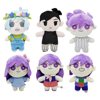 Muñeco de peluche Omori de 8 pulgadas, almohada de dibujos animados, peluches, figuras, lindos regalos, accesorios de cosplay de Omori, juego de merchandising, juguetes de peluche OMORI Sunny