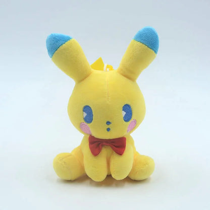 Lot de 10 porte-clés en peluche Pokémon Eevee, figurines d'anime, Umbreon, Sylveon, Vaporeon, Mentali, doux, en peluche, cadeaux de Noël