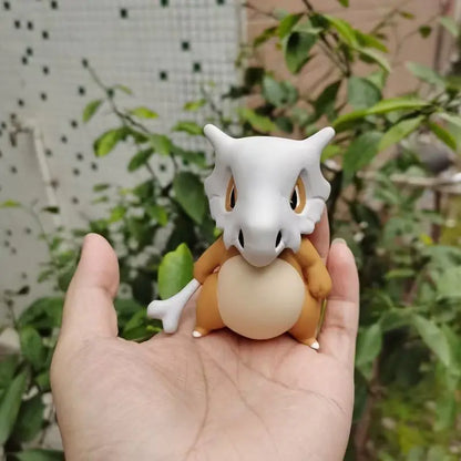 Figurine d'action Pokémon Cubone version mignonne Pocket Monsters Anime Jouets 8CM