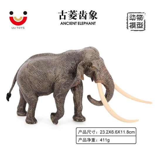 Children's simulation of ancient animal models, ancient diamond toothed elephants, mammoths, elephants, prehistoric creatures,