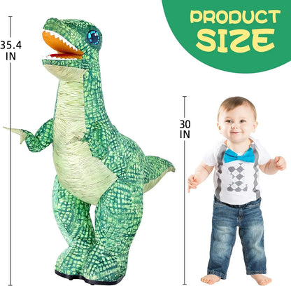 Jouet de dinosaure gonflable télécommandé 2,4 GHz pour enfants, jouet électrique réaliste avec rotation à 360 °, cadeaux d'anniversaire pour garçons