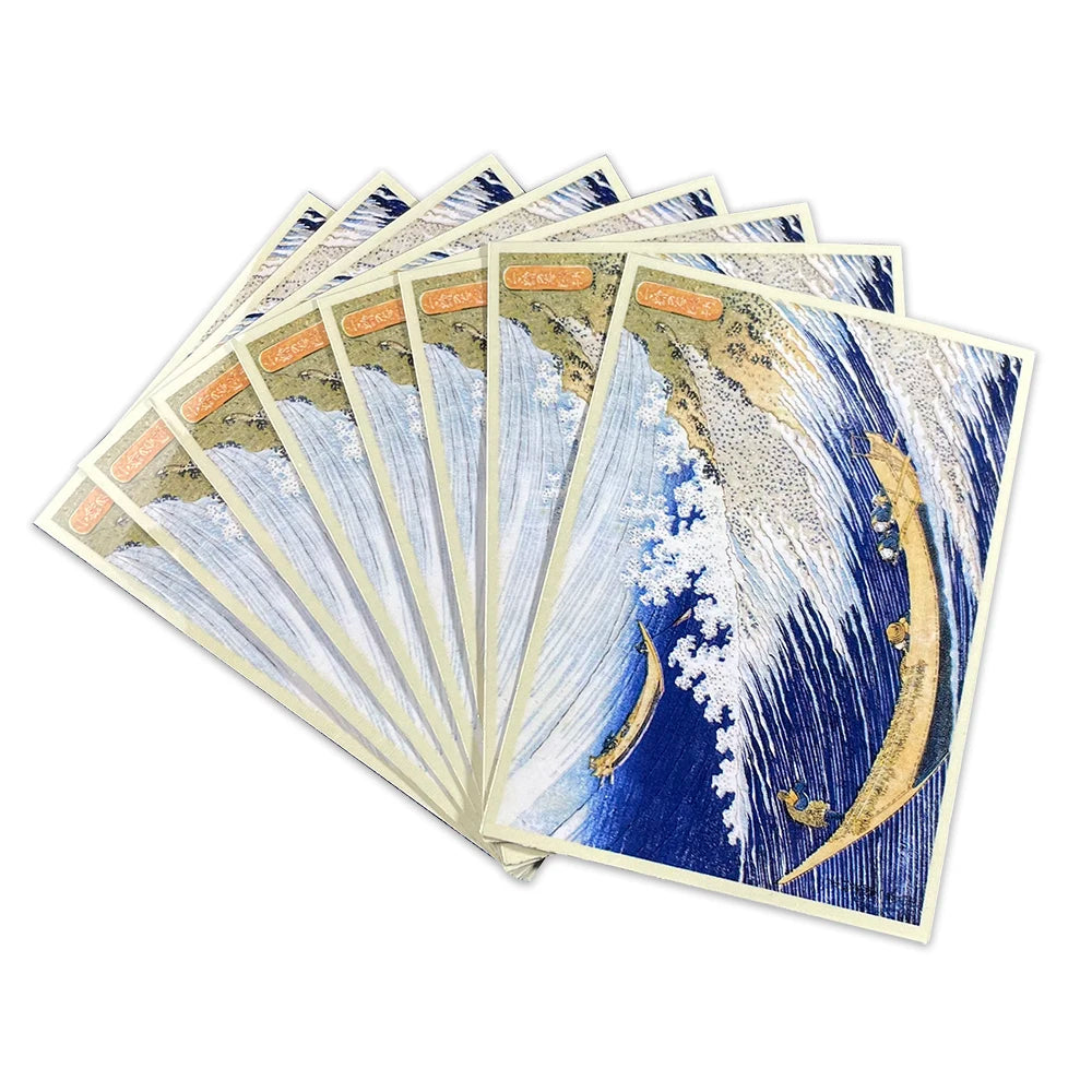 Lot de 60 pochettes de protection pour cartes TCG The Great Wave, style japonais, protection pour cartes TCG Shield Graphics, chargement par le haut, pochettes colorées YGO/PKM/MGT