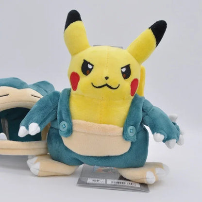 5 piezas/lote de juguetes de peluche de Pokémon Snorlax para cosplay de 20 cm, juguetes de peluche suaves, regalos