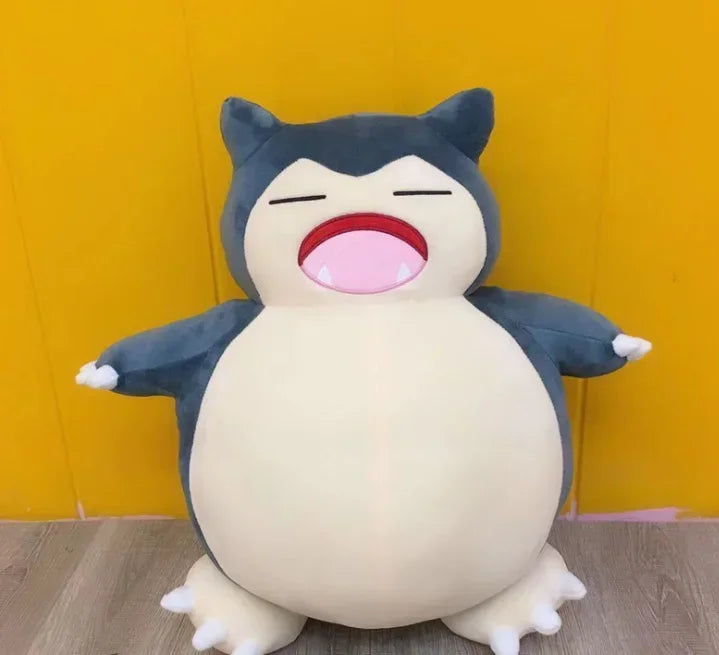 Oreiller en peluche Pokémon Snorlax Grand jouet en peluche Snorlax doux de dessin animé Avec fermeture éclair Seulement la housse Sans remplissage 30-200 cm cadeau pour Noël