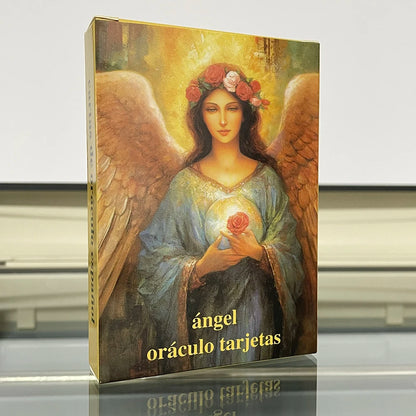 Oracle en version espagnole Oraculo Magnifiques 44+1 jeux de tarot divinatoire avec signification des cartes Conseils Anges