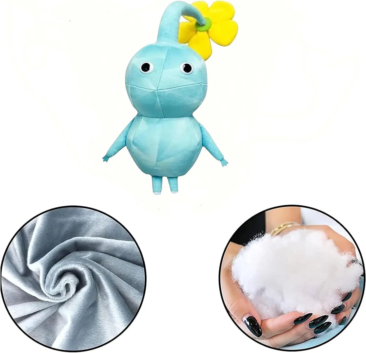 Peluche Pikmin Ice et Oatchi, adorables créatures ressemblant à des plantes pour s'amuser et collectionner. Poupée en peluche douce pour enfants et adultes