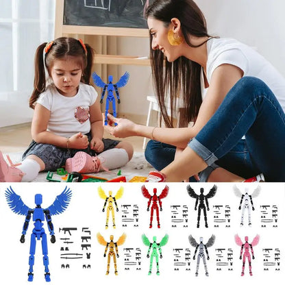 Multi-Jointed Movable Shapeshift Robot 3D Printed Mannequin Mini13 Character Figures Toys Kids Adults Parent-children Game Gifts