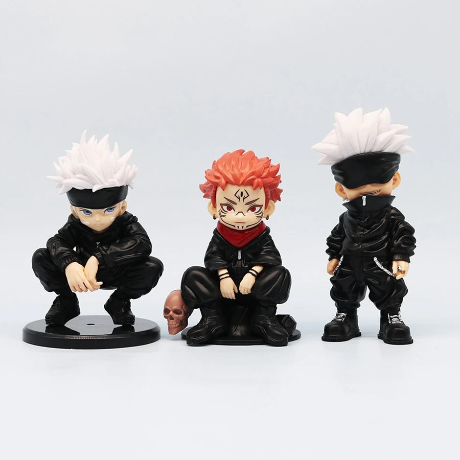 Figurine d'anime Jujutsu Kaisen 15 cm 2 Style Satoru Gojo Figurine d'action Seigneur de la malédiction Sukuna Figurine Collection Modèle Poupée Jouets