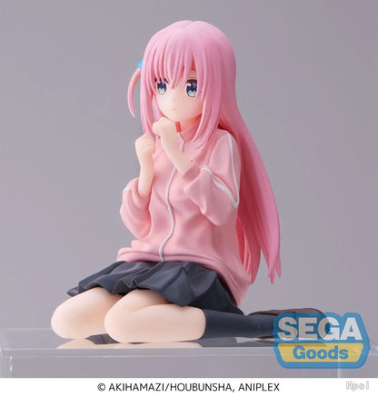 Figura de anime de 8 cm de Bocchi the Rock Hitori Gotoh, figura de acción de chica melancólica sentada Kawaii, modelo de colección de PVC para adultos, juguetes de muñecas