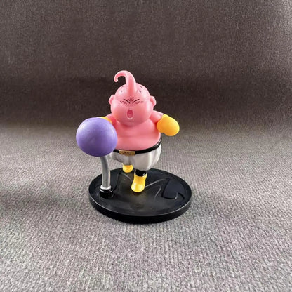 5 piezas/set de juguetes de colección de figuras lindas de Dragon Ball Majin Buu para culturismo y fitness