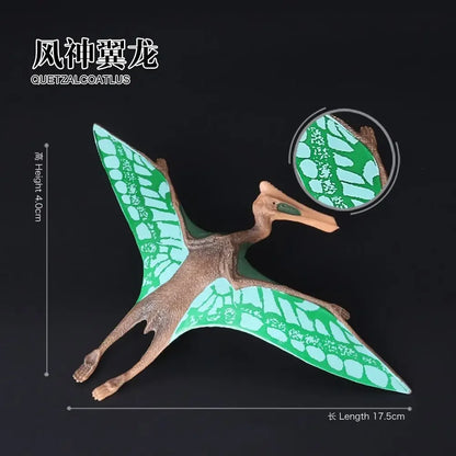 Modèle de dinosaure simulé jouet jurassique Pterodactylosaurus Triceratops Archaeopteryx Brachiosaurus Jouet de dinosaure pour enfants ornement