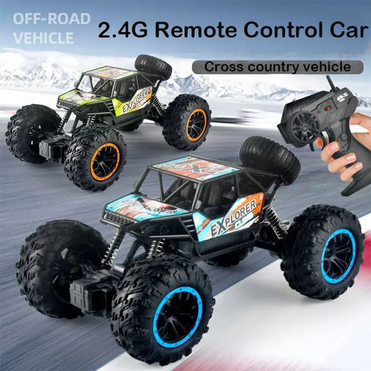 Voiture télécommandée tout-terrain à grande vitesse 2,4 G 1:18 4WD RC Car Camions de contrôle tout-terrain Jouets pour garçons pour enfants