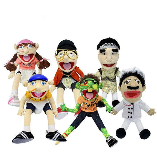 Jeffy Hand Puppet Children Hand Puppets Talk Show Party Prop Weird Open Mouth Jeffy Boy Hand Puppet Boys Girls Popular Toys 2023