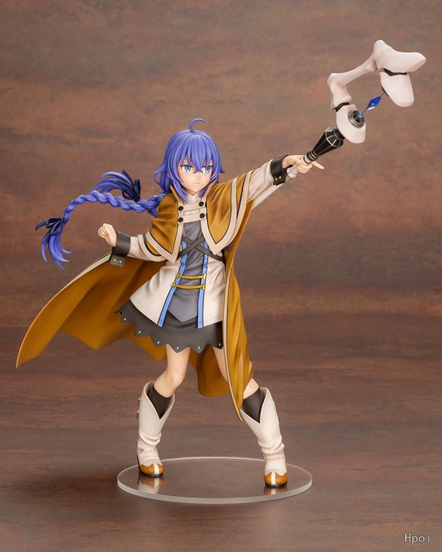 Figura de acción de 25 cm de la maga Roxy Migurdia, figura de anime Mushoku Tensei: Reencarnación sin trabajo, modelo de colección de PVC para adultos, juguetes de muñecas