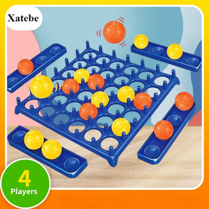 Children Education Toy Party Game Bouncing Ball Toy Board Game Stress Relieving Toys 1- 4 Players Competition Family Interaction