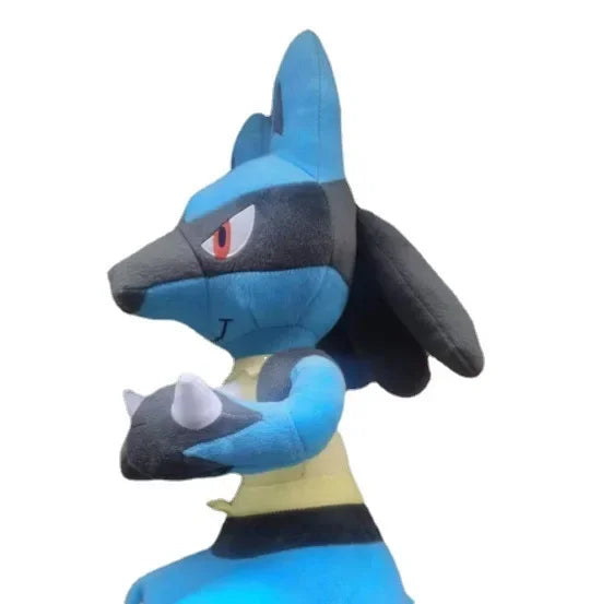 Pokémon Lucario Peluche Pokémon Poupées en Peluche Cadeaux de Noël de Haute Qualité 48cm