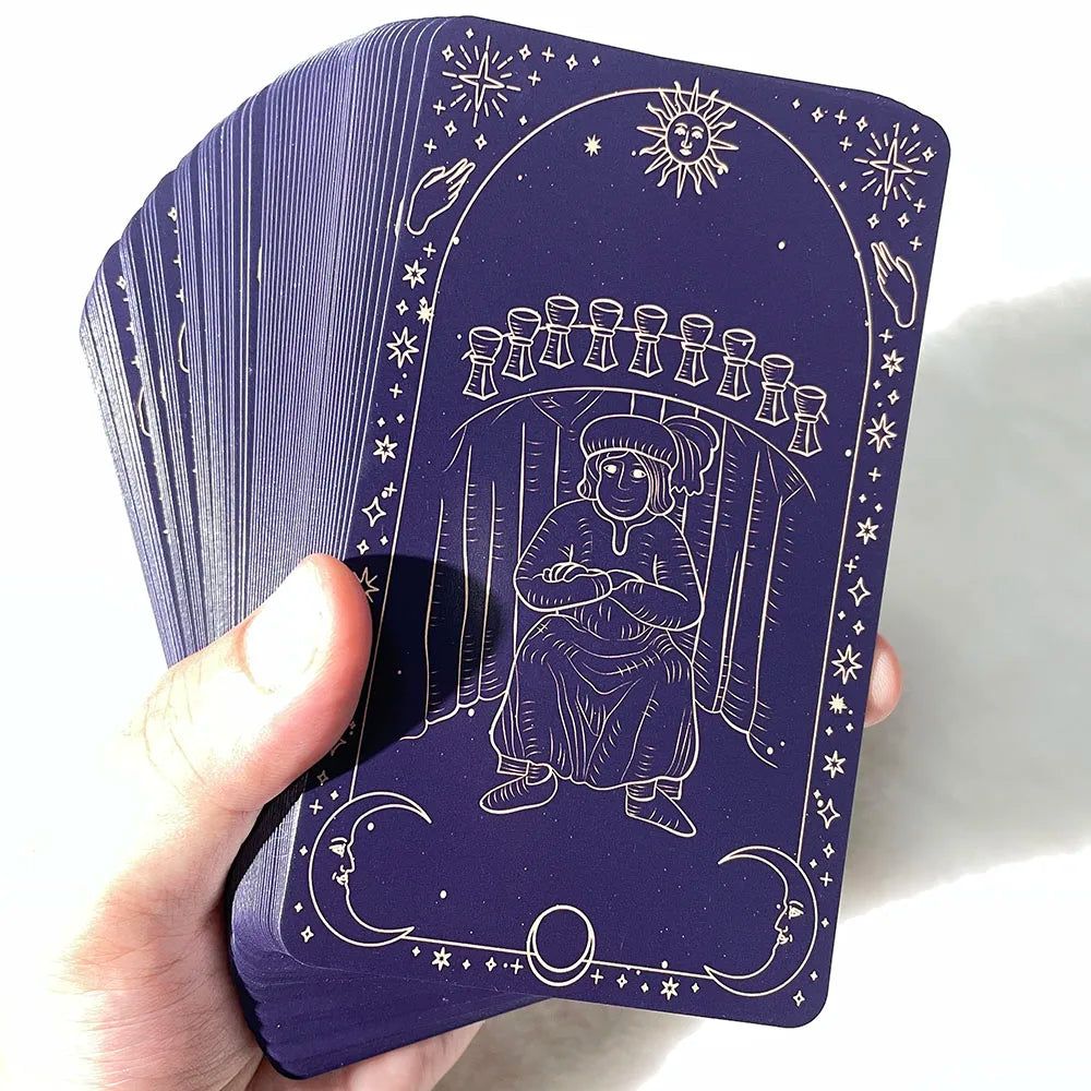 Tarot Cards For Beginners, Radiant Wisdom Tarot Deck, 78-Cards With PDF Guidebook, Taro Decks Unique, Fortune Telling Toys