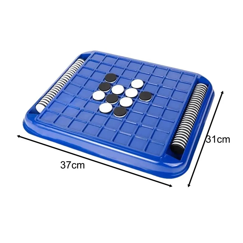 Juego de mesa portátil Reversi Travel Boards Juego de ajedrez, juego de mesa para fiestas, juego familiar, 37 x 31 cm, juego de mesa, Reversi clásico