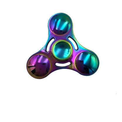 Rainbow Fidget Spinner Toys Metal UFO Small Handheld Finger Spinners Cadeau pour enfants adultes Toupie Focus Bureau Doigt