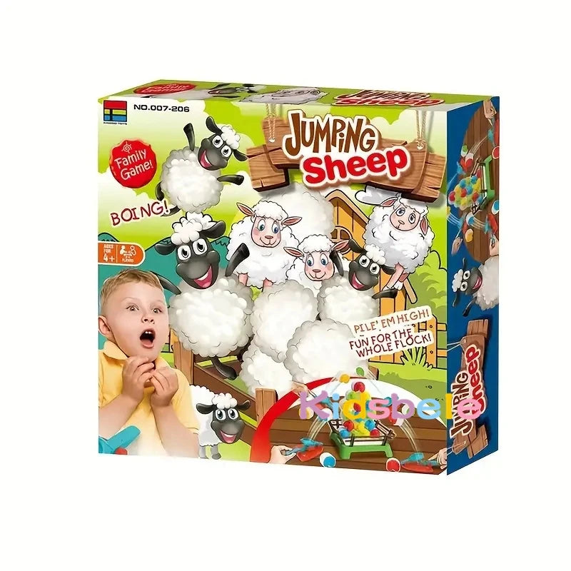 Jeu de moutons sauteurs Jeu de société de catapultage de moutons pour 4 à 12 enfants Jeu de tir de moutons Jeu de table familial Cadeaux de Noël pour enfants