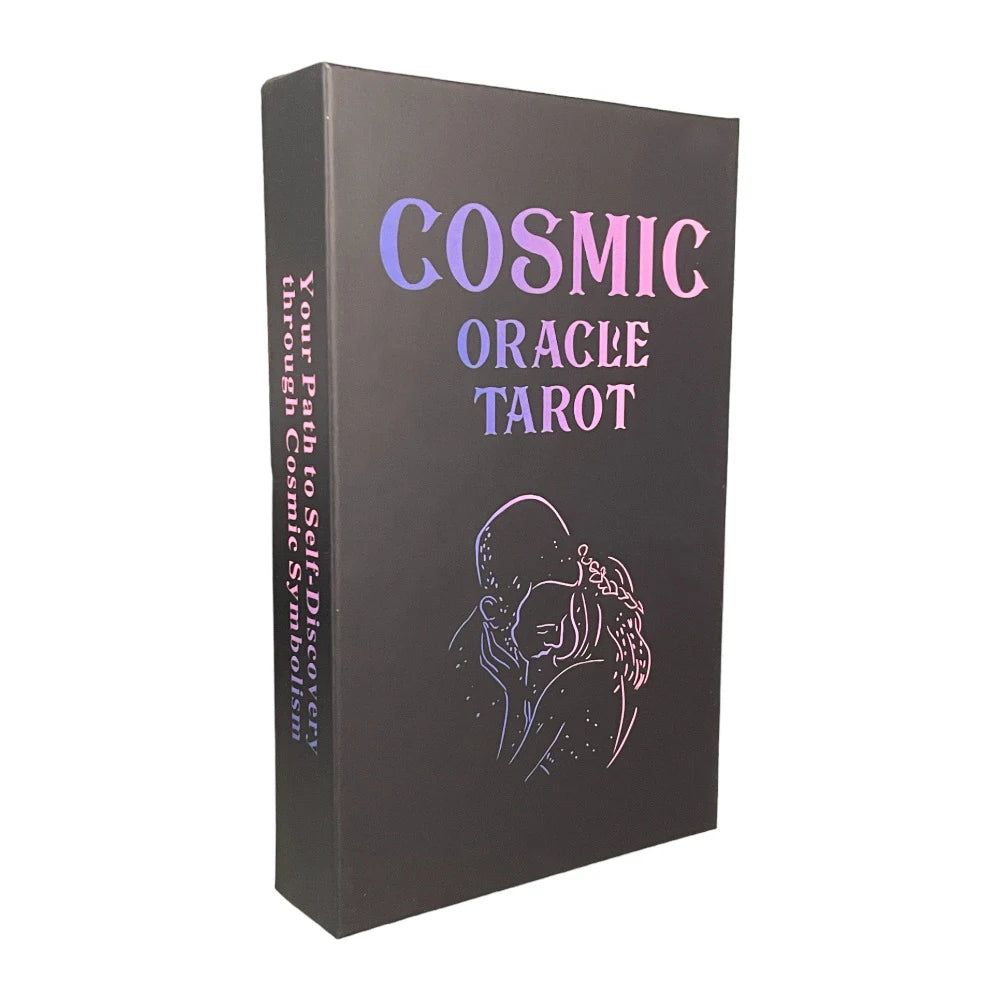 Love Cosmic Oracle, Tarot English Deck, Prophecy in Box,  Divination Cards 12x7cm, Taro with Keywords, 40-cards