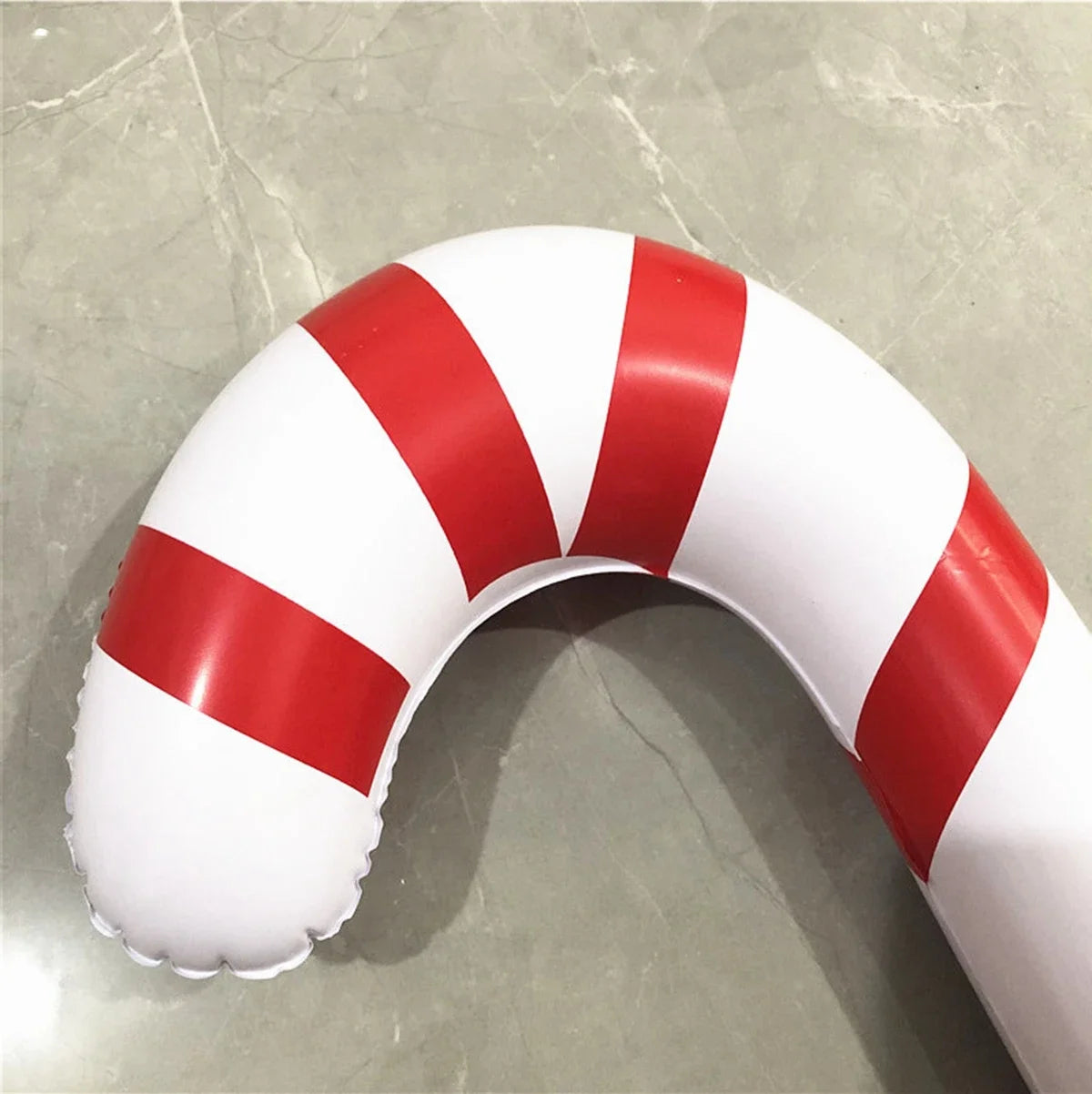 90cm Christmas PVC Inflatable Balloon Cane Toys Kids Inflatable Candy Cane Balloons Indoor and Outdoor Holiday Decoration Props