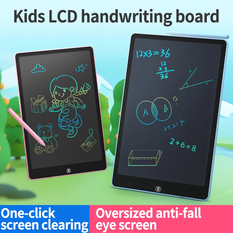 Tablero de dibujo LCD de 6,5/8,5/10/12/16 pulgadas, tableta de escritura, pizarra mágica de dígitos, herramienta de pintura artística, juguetes para niños, juego de cerebro, regalo para niños