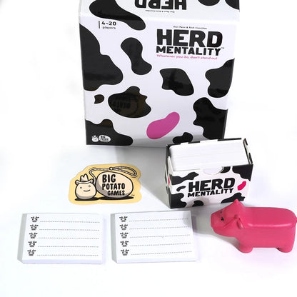 Herd Mentality Board Game The Udderly Hilarious Party Game Fun For The Whole Family