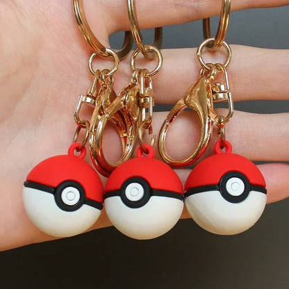 Lot de 20 porte-clés figurines Pokeballs, pendentif, jouet de Noël pour cadeaux