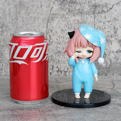 Figura de acción de anime de Anya Forger con Sleepcoat de 13 cm