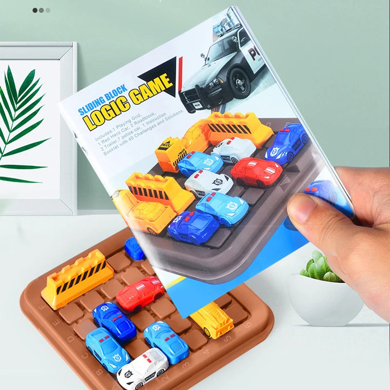 Montessori Strategy Games Puzzle Intellectual Development Toys Moving Car Out Of Warehouse Educational Parent-child Kids Gift