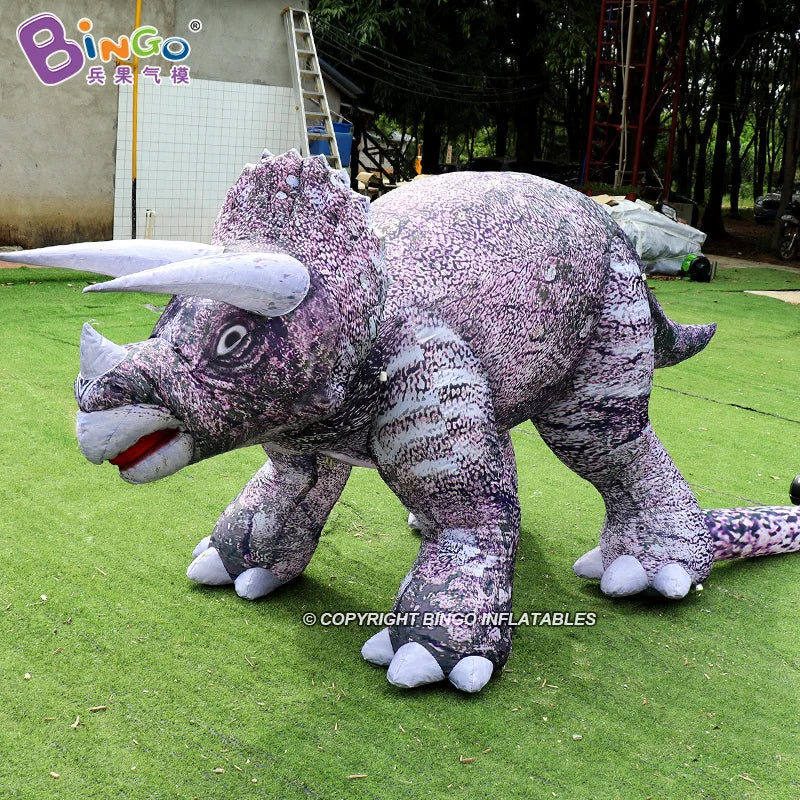 Jurassic Theme Giant Inflatable Dinosaur Balloon Replica 3m Length For Children Park Yard Event Decoration Toys