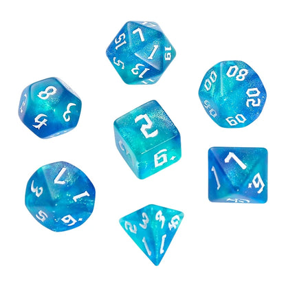 7 dados poliédricos para juegos de rol Dungeons and Dragons DND RPG MTG D20 D12 D10 D8 D6 D4, juego de mesa, dados poliédricos para juegos