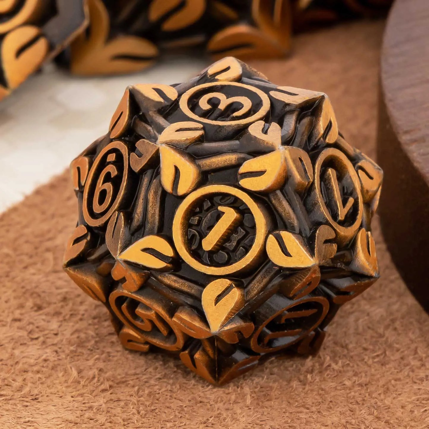 Ensemble de dés en métal KERWELLSI DND Dés de donjon et de dragon, ensemble de dés D&amp;D, dés de jeu de rôle RPG, dés D et D D20 D12 D10 D8 D6 D4