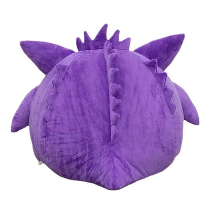 Pokemon Cartoon Kawaii Gengar Peluche Poupée Sieste Anime Manga Périphérique Elfe Langue Sommeil Oreiller Multi-Usage Couverture Jouets En Peluche