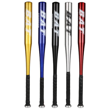 Bate de béisbol y guante de softbol de aluminio engrosado de 20 a 25 pulgadas, cinco colores, para la familia, defensa personal, deportes al aire libre