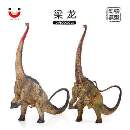 Modèle de dinosaure jurassique simulé jouet Lianglong Brachiosaurus simulation en plastique solide dinosaure garçon jouet ornement