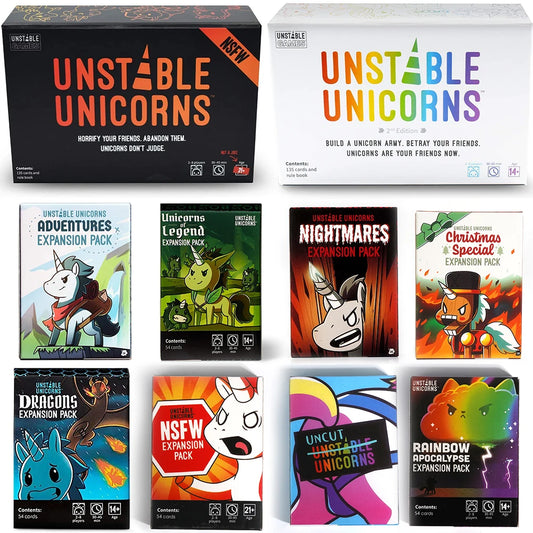 Tablero de unicornios inestables Expansión de fiesta familiar en inglés Versión básica de juegos de mesa clásicos