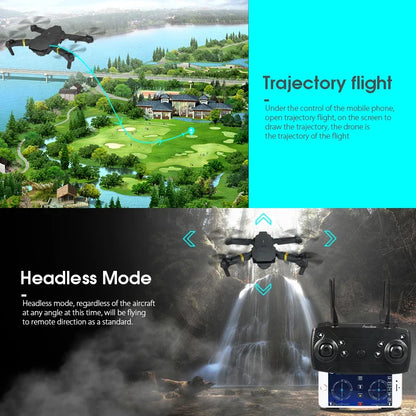 Drone Eachine E58 WIFI FPV avec caméra grand angle HD 1080P/720P Mode de maintien en hauteur Bras pliable 4 axes RC X Pro RTF Quadcopter