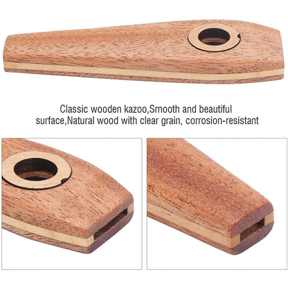 Holz Kazoo Kazoo Holz Flöte Gitarre Ukulele Begleitung Anfänger Zu Spielen Die Flöte Sind Einfach Zu Lernen Die Instrument