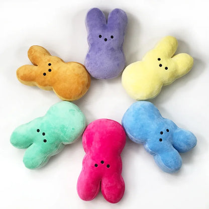 Conejito de peluche de 15 cm, conejito de Pascua, zanahoria, estrella, conejo, muñeco de peluche, decoración para habitación, sofá, almohada suave, regalos para niños