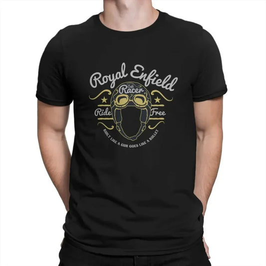 Camiseta especial Royal Enfields Cafe Racer Una de las camisetas casuales de motocicletas retro británicas Lo último para hombres y mujeres